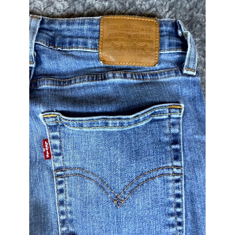 Levi's 721 High Rise Skinny Jeans Womens 28x32 Blue Denim Stretch 18882-0595 - Picture 11 of 12